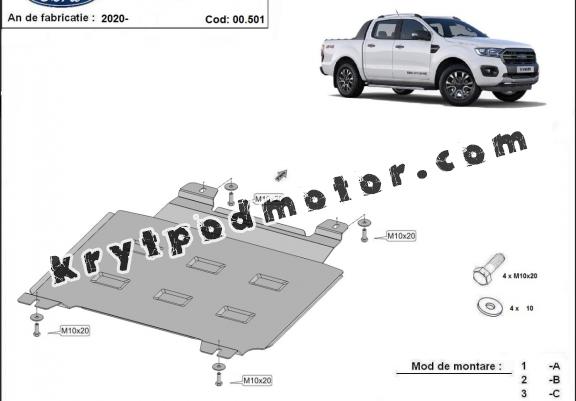 Kryt pod převodovka Ford Ranger