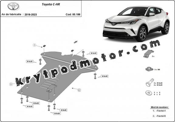 Kryt pod katalyzator/cat lock Toyota C-HR