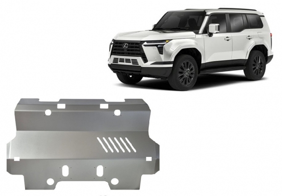 Hliník kryt pod chladič Lexus GX