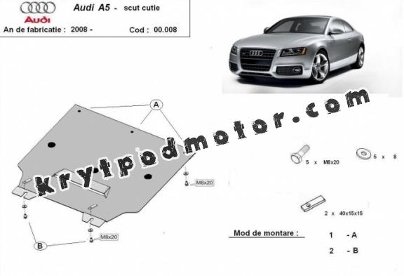 Kryt pod převodovka Audi A5