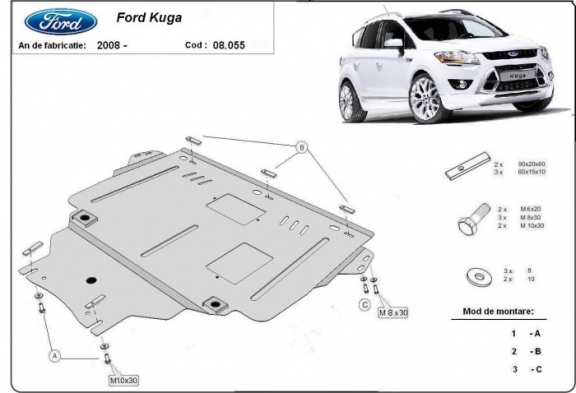 Kryt pod motor Ford Kuga