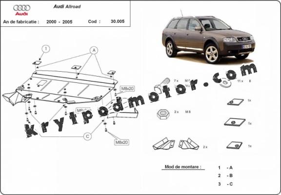 Kryt pod motor Audi Allroad A6