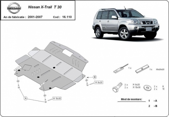 Kryt pod motor Nissan X-Trail T30