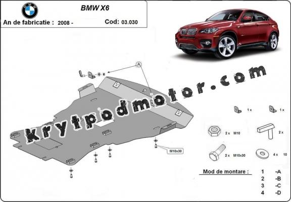 Kryt pod motor BMW X6