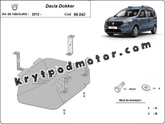 Kryt pod nádrž Dacia Dokker