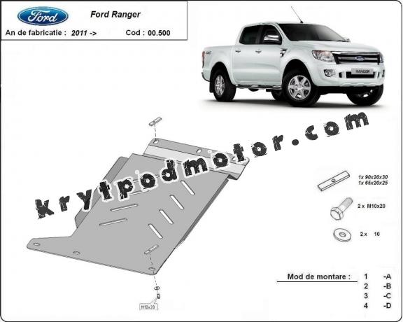 Kryt pod převodovka Ford Ranger