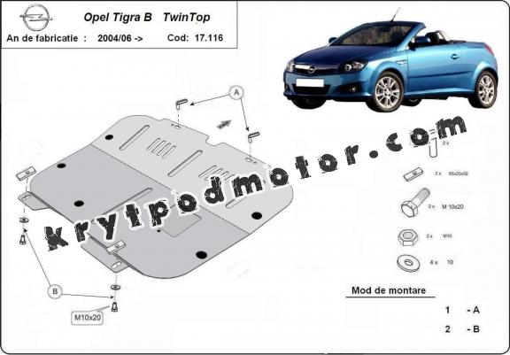 Kryt pod motor Opel Tigra B 