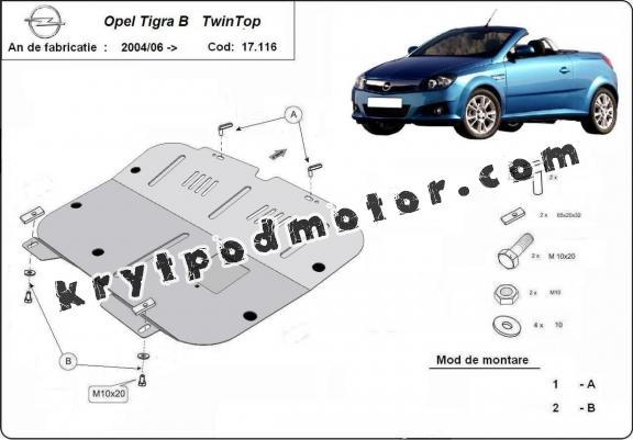 Kryt pod motor Opel Tigra