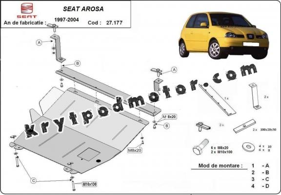 Kryt pod motor Seat Arosa