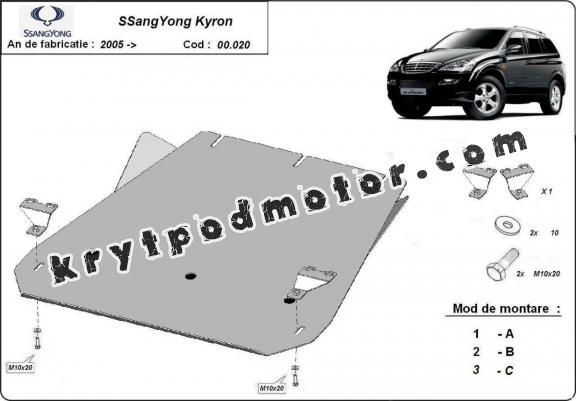 Kryt pod převodovka SsangYong Kyron