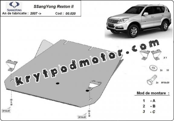 Kryt pod převodovka SsangYong Rexton 2