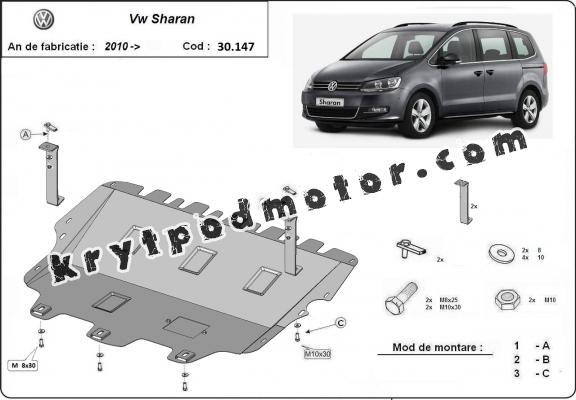 Kryt pod motor Volkswagen Sharan