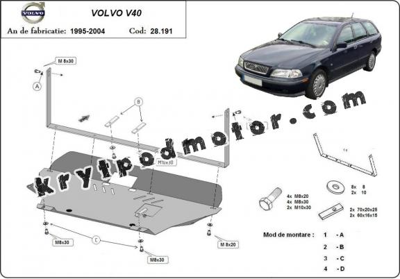 Kryt pod motor Volvo V40