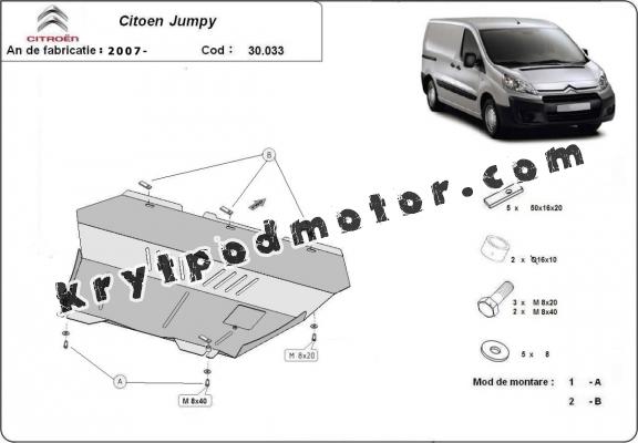 Kryt pod motor Citroen Jumpy