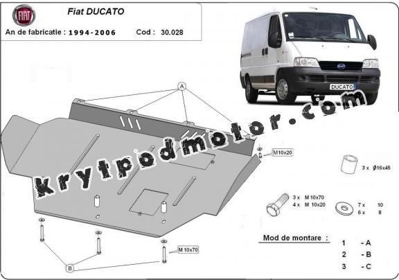 Kryt pod motor Fiat Ducato