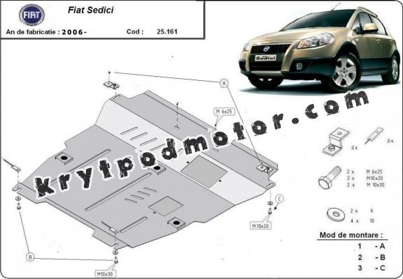 Kryt pod motor Fiat Sedici