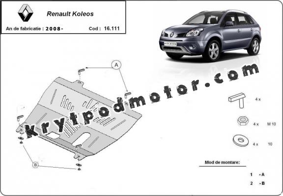 Kryt pod motor Renault Koleos