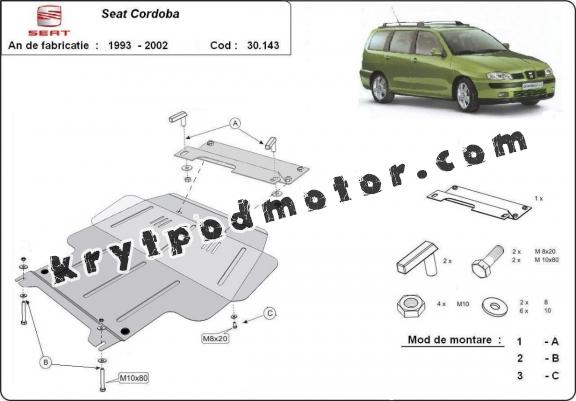 Kryt pod motor Seat Cordoba