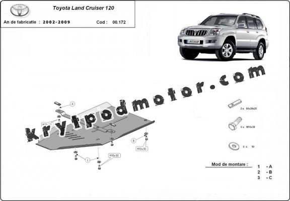 Kryt pod převodovka Toyota Land Cruiser J120