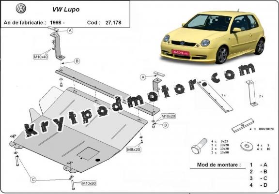 Kryt pod motor VW Lupo