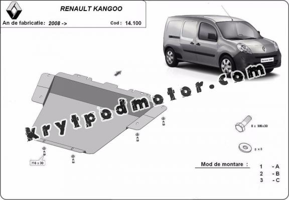 Kryt pod motor Renault Kangoo