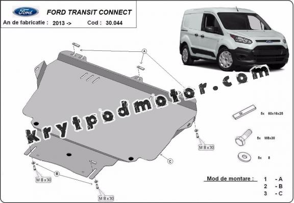 Kryt pod motor Ford Transit Connect