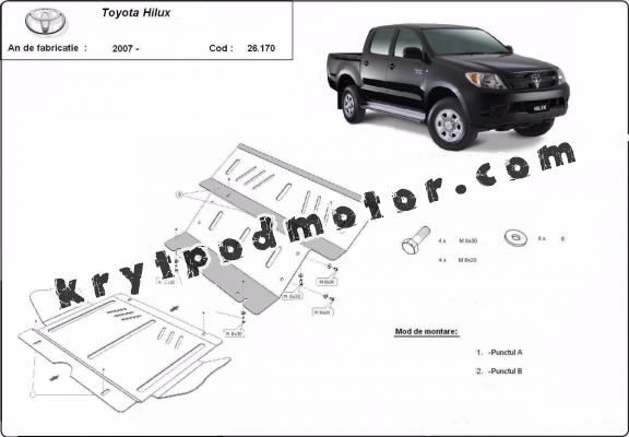 Kryt pod motor Toyota Hilux