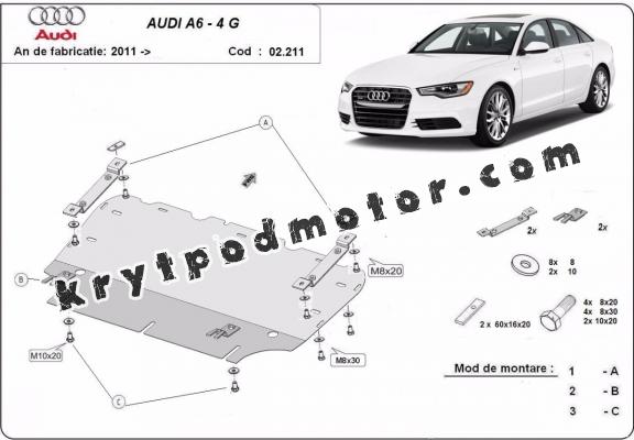 Kryt pod motor Audi A6