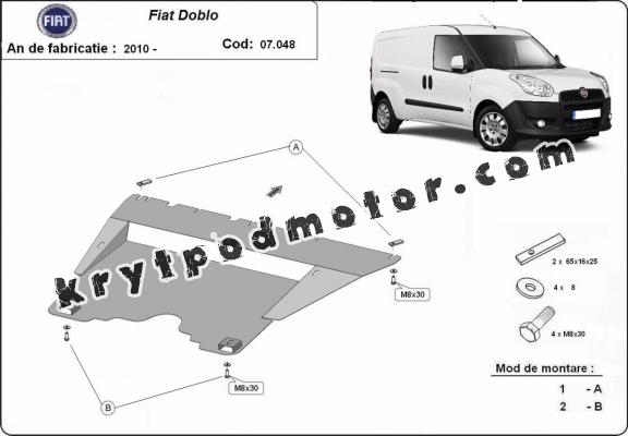 Kryt pod motor Fiat Doblo