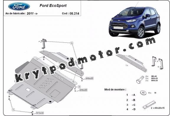 Kryt pod motor   Ford EcoSport