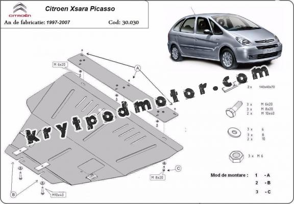 Kryt pod motor Citroen Xsara Picasso