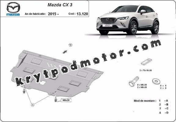 Kryt pod motor Mazda CX3