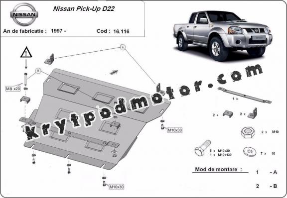 Kryt pod motor Nissan Pick Up