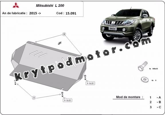 Kryt pod chladič Mitsubishi L200