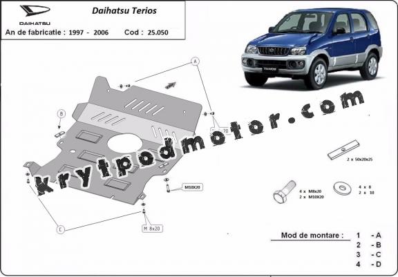 Kryt pod motor Daihatsu Terios
