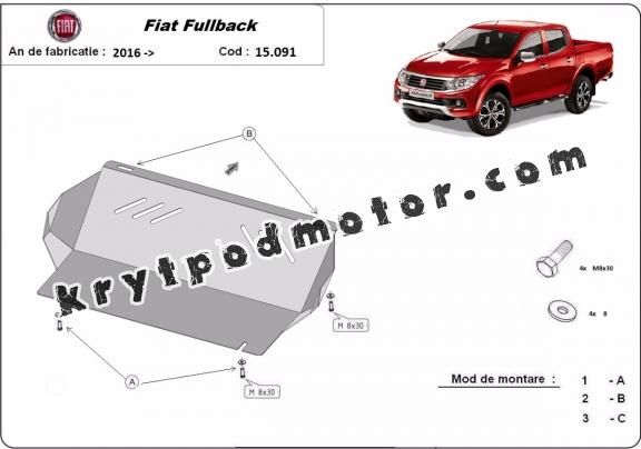 Kryt pod chladič Fiat Fullback