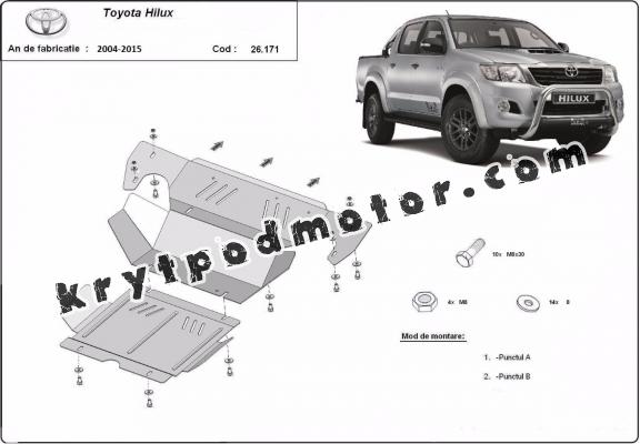 Kryt pod motor Toyota Hilux