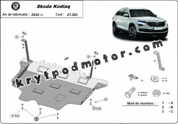 Kryt pod motor Skoda Kodiaq