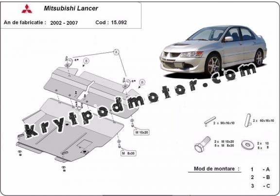 Kryt pod motor Mitsubishi Lancer