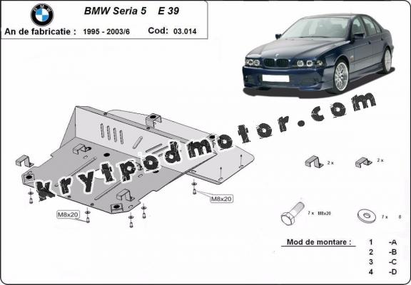 Kryt pod motor BMW Seria5 E39