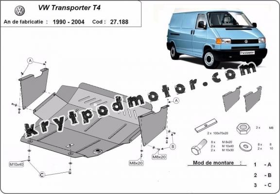 Kryt pod motor VW Transporter T4