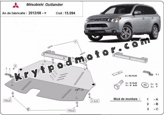 Kryt pod motor Mitsubishi Outlander