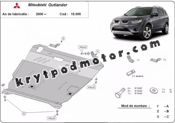 Kryt pod motor Mitsubishi Outlander