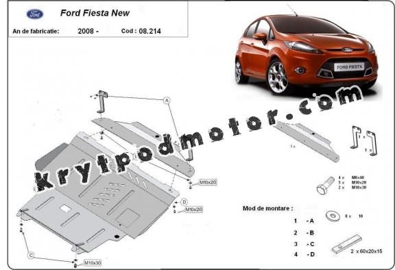 Kryt pod motor Ford Fiesta