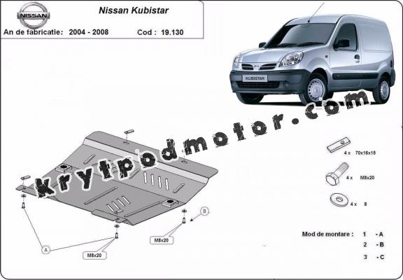 Kryt pod motor Nissan Kubistar