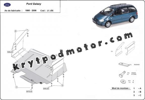 Kryt pod motor Ford Galaxy 1