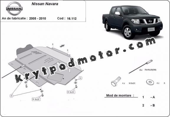 Kryt pod motor Nissan Navara D40