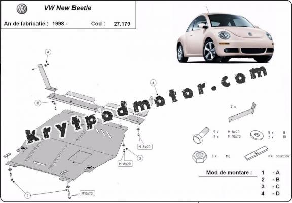 Kryt pod motor Volkswagen New Beetle