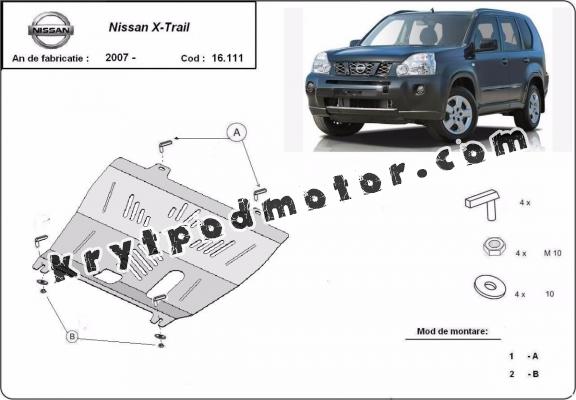 Kryt pod motor Nissan X-Trail T31