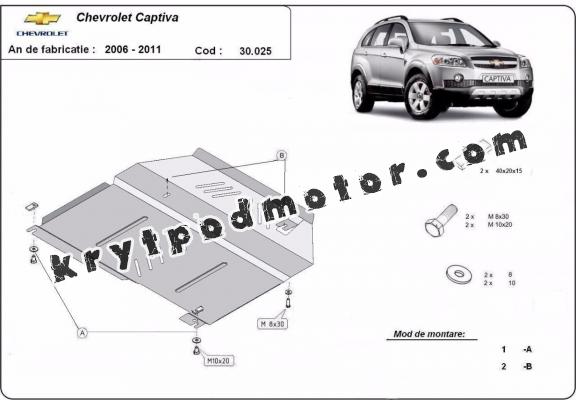 Kryt pod motor Chevrolet Captiva